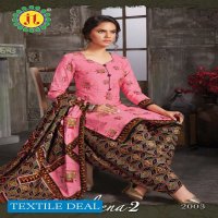 JT Aleena Vol-2 Wholesale Pure Cotton Formal Dress Material