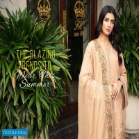 Johra Chaman Wholesale Slub Linen Embroidered Pakistani Salwar Kameez