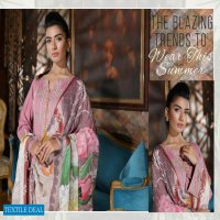 Johra Chaman Wholesale Slub Linen Embroidered Pakistani Salwar Kameez