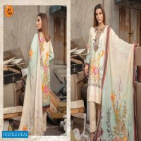 Johra Parkha Linen Digital Bember Chiffon Dupatta Pakistani Salwar Kameez