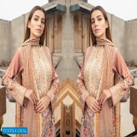 Johra Parkha Linen Digital Bember Chiffon Dupatta Pakistani Salwar Kameez