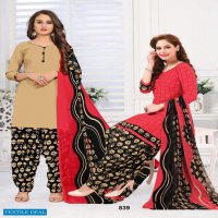 Vishnu Print Sonu Monu Wholesale Double Top Readymade Dress