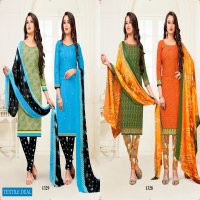 Vishnu Print Sunday Monday Vol-11 Wholesale Double Top Dress Material