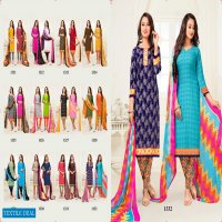 Vishnu Print Sunday Monday Vol-11 Wholesale Double Top Dress Material