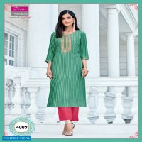 Diya Trends Victoria Vol-4 Wholesale Reyon Work Kurtis