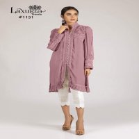 LAZURIA TRENDZ PRESENTS D NO 1151 GEORGETTE DESIGNER KURTI WITH PANTS STYLISH COLLECTION