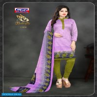 SSC Butterfly Wholesale American Crepe Printed Dress Material