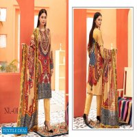 NUR Printed Linen Collection Wholesale Pakistani Original Catalogs