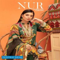 NUR Printed Linen Collection Wholesale Pakistani Original Catalogs