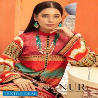 NUR Printed Linen Collection Wholesale Pakistani Original Catalogs