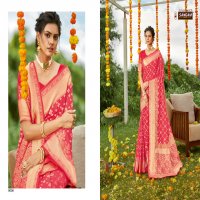 SANGAM SIVOHAM SILK BANRASHI STYLISH DESIGNER SAREE COLLECTION