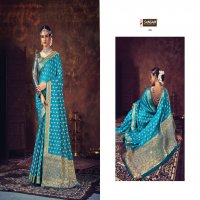 SANGAM MANGALA SILK  DESIGNER STYLISH BANARSHI WOMENS SAREES COLLECTION