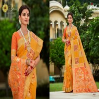 ASISA PRESENTS CHARVI BANARASI SILK DESIGNER STYLISH SARES COLLECTION