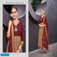 Poonam Handloom Kali Wholesale Designer Gown With Dupatta