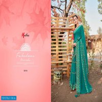 Manthan Gulal Wholesale Weightless Satin Fabrics Sarees