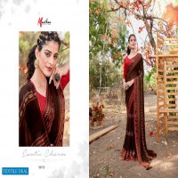 Manthan Gulal Wholesale Weightless Satin Fabrics Sarees