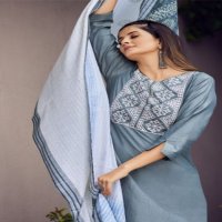 SHICHI AZA CHINNON ASTONISHING LOOK KURTI WITH PANT AND DUPATTA CATALOG