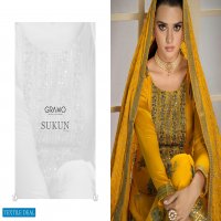 GRAMO SUKUN VOL 2 HEAVY CHINON VISCOSE WITH EMBROIDERY WORK READYMADE SUITS SUPPLIER