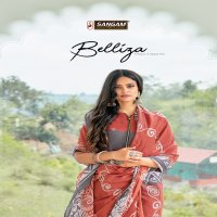 SANGAM PRESENT BELLIZA COTTON STYLISH DESIGNER SAREES COLLECTION