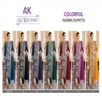 Al Khushbu Dno 108 Colour Wholesale Designer Pakistani Suits
