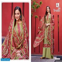 Alok Trusha Wholesale Pure Wool Pashmina Swaroski Work Dress Material