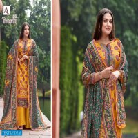 Alok Trusha Wholesale Pure Wool Pashmina Swaroski Work Dress Material