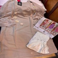 LAIBA PRESENT AM VOL 89 STYLISH GEORGETTE KURTI WITH COTTON SARTIN BOTTOM