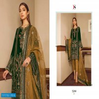 SAFRON BY DEEPSY PURE VELVET EMBROIDERY PAKISTANI WINTER SUITS