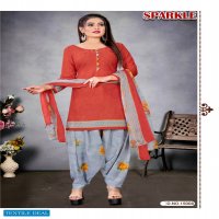 Amit Sparkle Vol-15 Wholesale Synthetic Dress Material