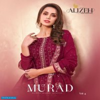 ALIZEH PRESENTING MURAD VOL 4 HEAVY LOOK GEORGETTE STYLISH SALWAR KAMEEZ WHOLESALER