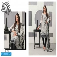 Tawakkal Sage Chiffon printed Boring Dupatta With Cutwork Pakistani Salwar Kameez