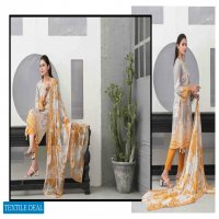 Tawakkal Sage Chiffon printed Boring Dupatta With Cutwork Pakistani Salwar Kameez