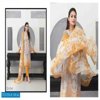 Tawakkal Sage Chiffon printed Boring Dupatta With Cutwork Pakistani Salwar Kameez