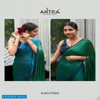 Antra Victoria Wholesale Satin Chiffon Indian Sarees