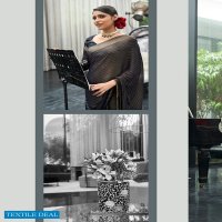 Antra Victoria Wholesale Satin Chiffon Indian Sarees