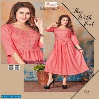 Smylee Moksha Vol-3 Wholesale Anarkali Long Kurtis
