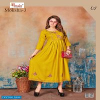 Smylee Moksha Vol-3 Wholesale Anarkali Long Kurtis