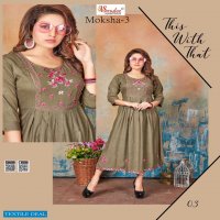 Smylee Moksha Vol-3 Wholesale Anarkali Long Kurtis