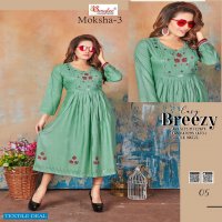Smylee Moksha Vol-3 Wholesale Anarkali Long Kurtis