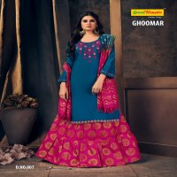 Green Tomato Ghoomar Wholesale 3 Piece Readymade Dress