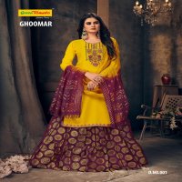 Green Tomato Ghoomar Wholesale 3 Piece Readymade Dress