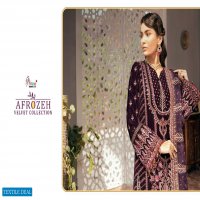 SHREE FABS AFROZEH VELVET WINTER PAKISTANI DESIGNER SUITS