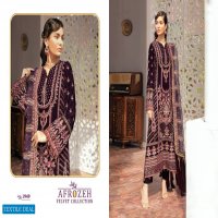 SHREE FABS AFROZEH VELVET WINTER PAKISTANI DESIGNER SUITS