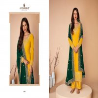 Aashirwad Alfaaz Wholesale Real Georgette Straight Salwar Kameez