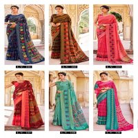 VINAMRA LILEN VISCOSE PRINTS VOL 1 LINEN SARIS WHOLESALER