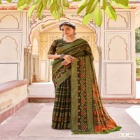 VINAMRA LILEN VISCOSE PRINTS VOL 1 LINEN SARIS WHOLESALER