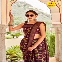 VINAMRA LILEN VISCOSE PRINTS VOL 1 LINEN SARIS WHOLESALER