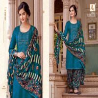 ALOK SUIT AANIKA WOOL PASHMINA GARAM DRESS MATERIALS LOW RATE