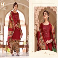 ALOK SUIT AANIKA WOOL PASHMINA GARAM DRESS MATERIALS LOW RATE