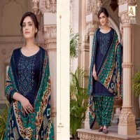 ALOK SUIT AANIKA WOOL PASHMINA GARAM DRESS MATERIALS LOW RATE